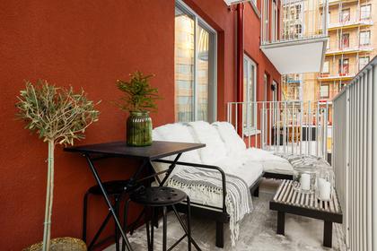 Balkong eller utsiktsbild