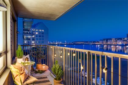 Balkong eller utsiktsbild