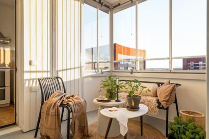 Balkong eller utsiktsbild