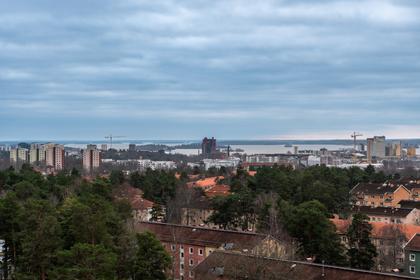 Balkong eller utsiktsbild