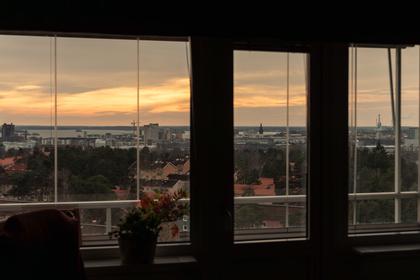 Balkong eller utsiktsbild