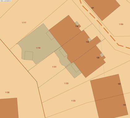 Illustrerad karta över fastigheten eller området