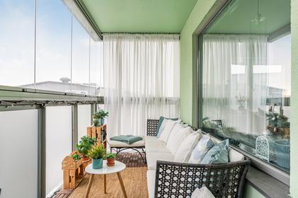 Balkong eller utsiktsbild