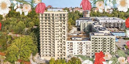 Balkong eller utsiktsbild