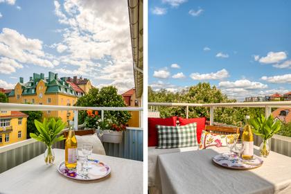 Balkong eller utsiktsbild