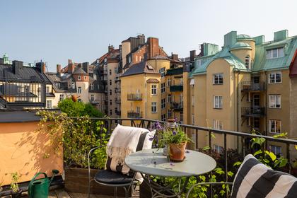 Balkong eller utsiktsbild