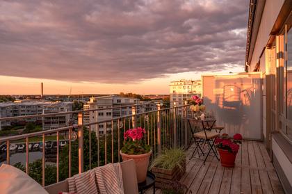 Balkong eller utsiktsbild