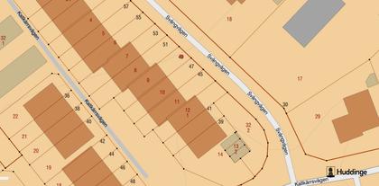 Illustrerad karta över fastigheten eller området