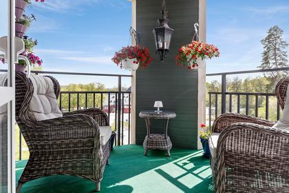 Balkong eller utsiktsbild