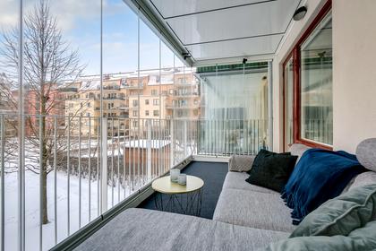 Balkong eller utsiktsbild