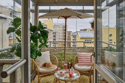 Balkong eller utsiktsbild