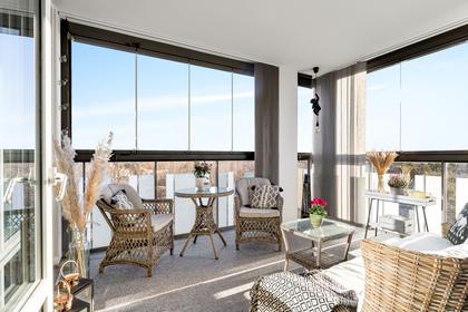 Balkong eller utsiktsbild