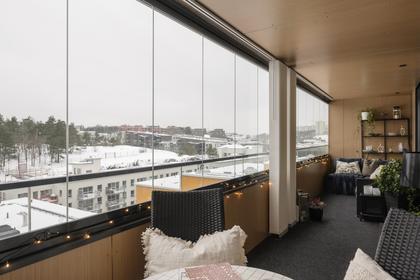 Balkong eller utsiktsbild