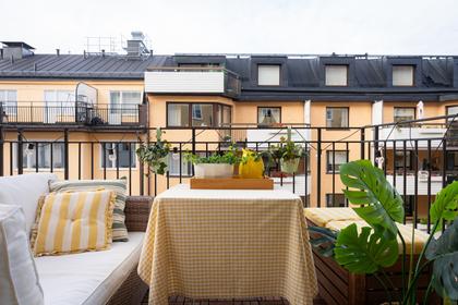 Balkong eller utsiktsbild