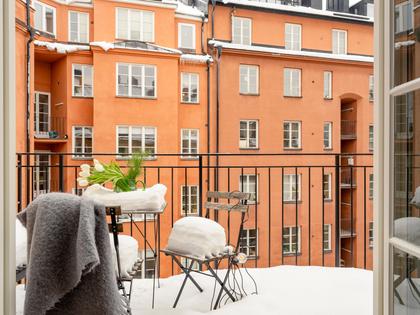 Balkong eller utsiktsbild