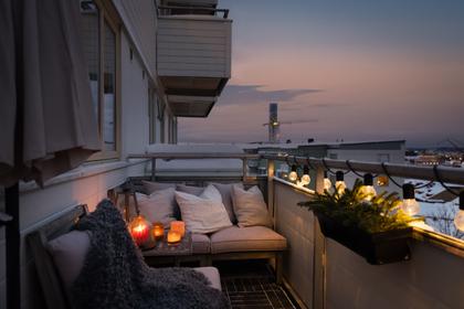 Balkong eller utsiktsbild