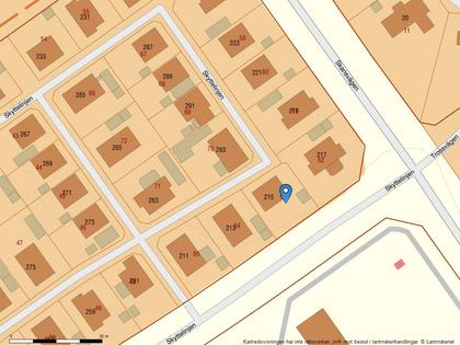 Illustrerad karta över fastigheten eller området