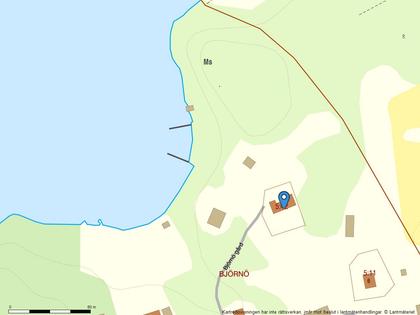 Illustrerad karta över fastigheten eller området