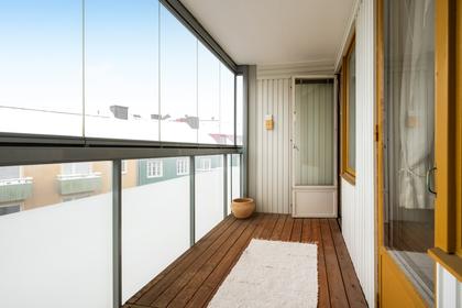 Balkong eller utsiktsbild