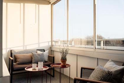 Balkong eller utsiktsbild