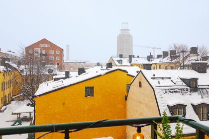Balkong eller utsiktsbild