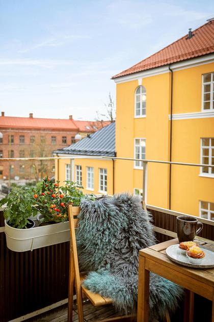 Balkong eller utsiktsbild