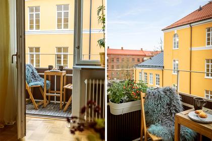 Balkong eller utsiktsbild