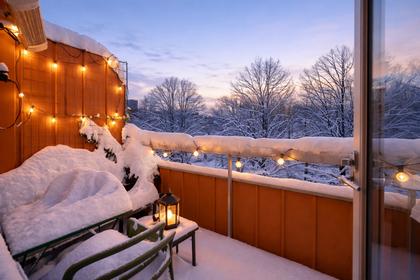 Balkong eller utsiktsbild