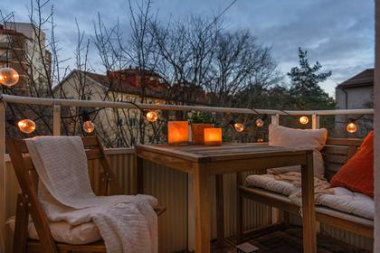 Balkong eller utsiktsbild