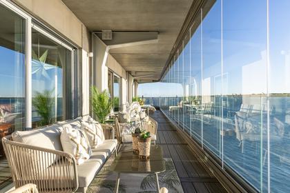 Balkong eller utsiktsbild