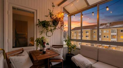 Balkong eller utsiktsbild