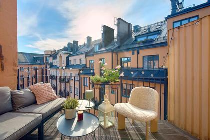 Balkong eller utsiktsbild