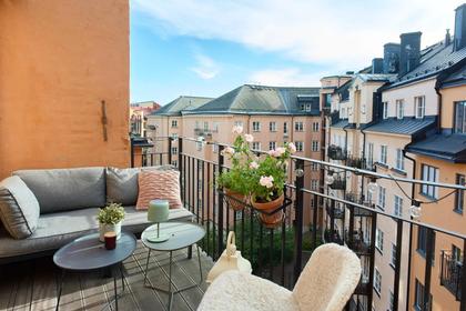 Balkong eller utsiktsbild