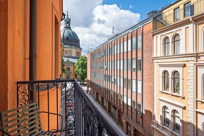 Balkong eller utsiktsbild