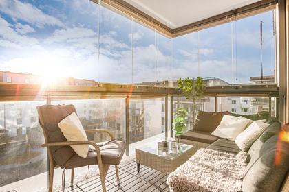 Balkong eller utsiktsbild