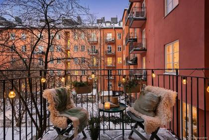 Balkong eller utsiktsbild