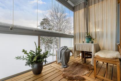 Balkong eller utsiktsbild