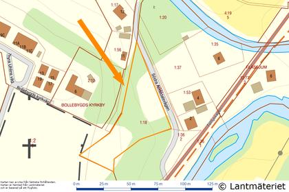 Illustrerad karta över fastigheten eller området