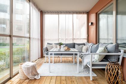 Balkong eller utsiktsbild