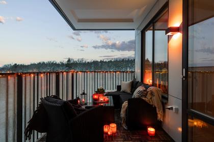 Balkong eller utsiktsbild