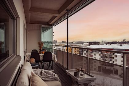 Balkong eller utsiktsbild