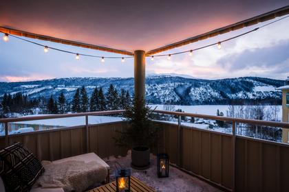 Balkong eller utsiktsbild