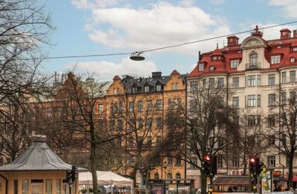 Balkong eller utsiktsbild