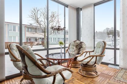 Balkong eller utsiktsbild