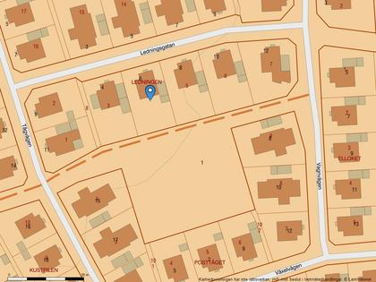 Illustrerad karta över fastigheten eller området