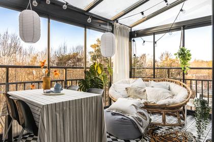 Balkong eller utsiktsbild