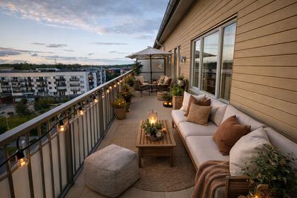 Balkong eller utsiktsbild