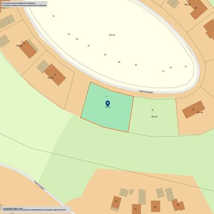 Illustrerad karta över fastigheten eller området