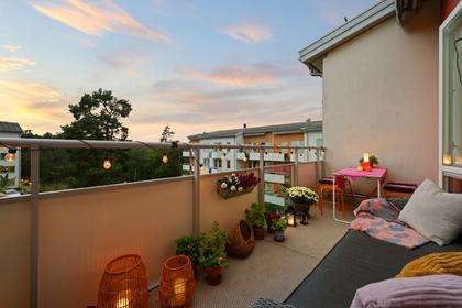 Balkong eller utsiktsbild