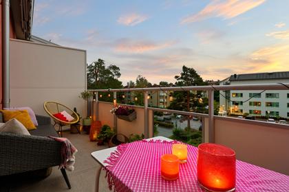 Balkong eller utsiktsbild